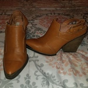 Cute brown booties